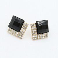 stud earrings drop earrings cubic zirconia platinum plated alloy fashi ...