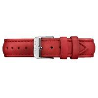 Stitched Red Strap with Silver Clasp Rosefield Replacement