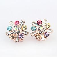 Stud Earrings Jewelry Euramerican Fashion Personalized Gem Alloy Jewelry Jewelry For Wedding Special Occasion 1 Pair