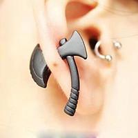 Stud Earrings Jewelry Alloy Unique Design Simple Style Jewelry Black Jewelry Party Halloween Daily Casual 1pc