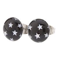 Stud Earrings Stainless Steel Resin Star Jewelry Daily