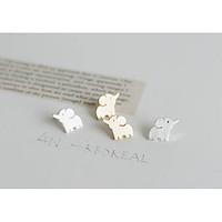 Stud Earrings Jewelry Fashion Adorable Simple Style Chrome Silver Gold Jewelry For Wedding Party Birthday Gift 1 pair
