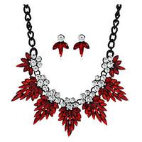 stud earrings necklace crystal dangling style turkish euramerican fash ...