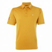 Stretch Solid Polo-Vented Back -...