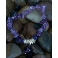 Stone Of Peace Amethyst Bracelet With Charm