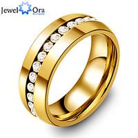 Statement Rings Gold Stainless Steel Fashion Gold Jewelry Party 1pc