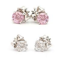 stud earrings crystal euramerican fashion personalized simple style ch ...