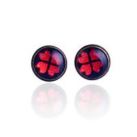 stud earrings gemstone alloy rainbow jewelry party daily casual 2pcs