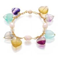 st tropez romance pearl and gemstone bracelet