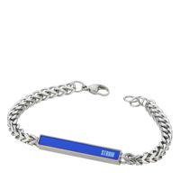 STORM Men\'s Fazer Metal Lazer Blue Bracelet