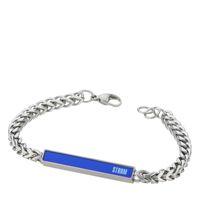 storm mens fazer metal lazer blue bracelet