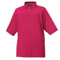 Stretch Lisle Polo Solid pink