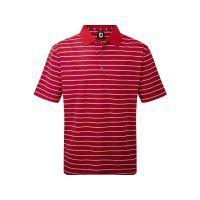 Stretch Lisle 3-Colour Stripe - Red/White/Blue