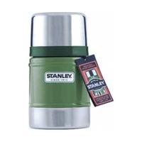 stanley classic vacuum food jar hammertone green 0 5l