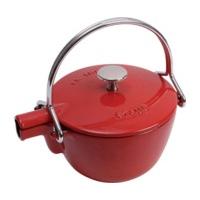 Staub Round Teapot - Kettle 1QT Cherry 1.15L