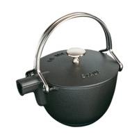 Staub Round Teapot - Kettle 1QT Black Matte 1.15L