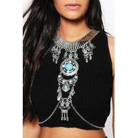 statement body chain silver