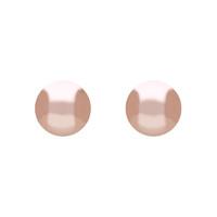 Sterling Silver 5mm Pink Freshwater Pearl Stud Earrings