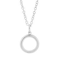 Storie Small Silver Locket