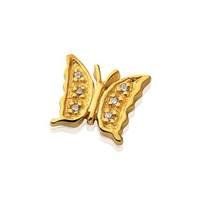 Storie Gold Butterfly Charm