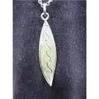 Sterling Silver (925) Surfboard Pendant and Chain