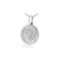 Sterling Silver St Christopher Necklace