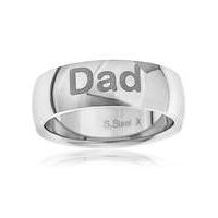 Stainless Steel Personalised Band Ring