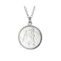 Sterling Silver St Christopher Pendant