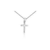 Sterling Silver Plain Cross Necklace