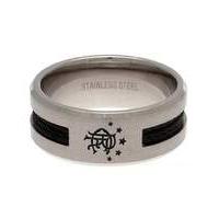 Stainless Steel Football Crest Ring