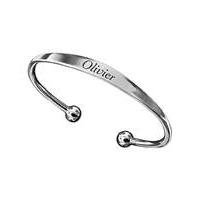 Sterling Silver Solid Torque Bangle