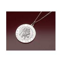 Sterling Silver St Christopher Necklace