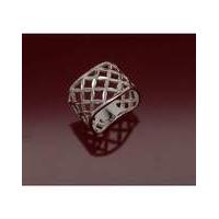 sterling silver lattice ring