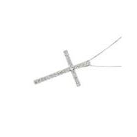 Sterling Silver Large Cross Necklace