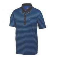 Stripe Pocket Polo - Blue/Black