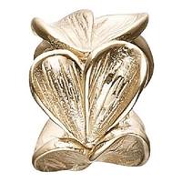 Story Gold Plated Large Hearts Spacer 5008949