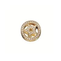 Story Gold Plated Pave Clear Cubic Zirconia Star 5208865