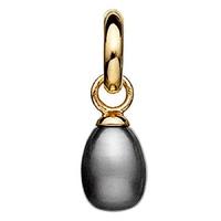 story gold plated grey freshwater pearl drop 5308801