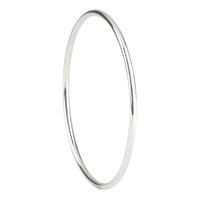 Sterling Silver 2mm Round Bangle SRB1