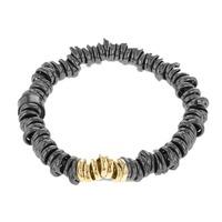 Sterling Silver Gold Plated and Oxidised Sweetie Bracelet 8.28.2033