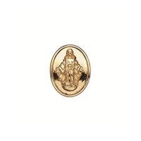 story gold plated oval madonna 5008860