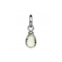 Story Silver Faceted Green Amethyst Drop 4408815