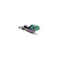 startechcom 1s1p native pci express parallel serial combo card with 16 ...