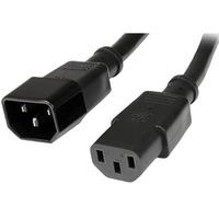 StarTech PXT100 2m Standard Computer Power Cable Extension - C14 T...