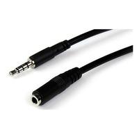 StarTech MUHSMF2M 2m 3.5mm 4 Position TRRS Headset Extension Cable...