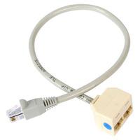 StarTech RJ45SPLITTER 2-to-1 RJ45 Splitter Cable Adaptor - F/M