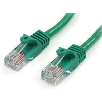 StarTech 45PAT3MGN Cat5e Snagless Patch Cable RJ45 Connectors 3m Green