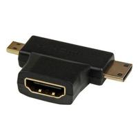 StarTech HDACDFMM Mini HDMI and Micro to HDMI T-Adaptor F/M