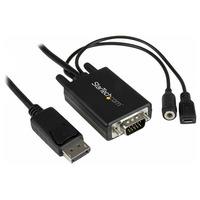 StarTech.com DP2VGAAMM2M DisplayPort To VGA Adapter Cable With Aud...
