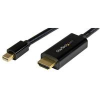 StarTech.com MDP2HDMM1MB Mini DisplayPort To HDMI Cable Converter ...